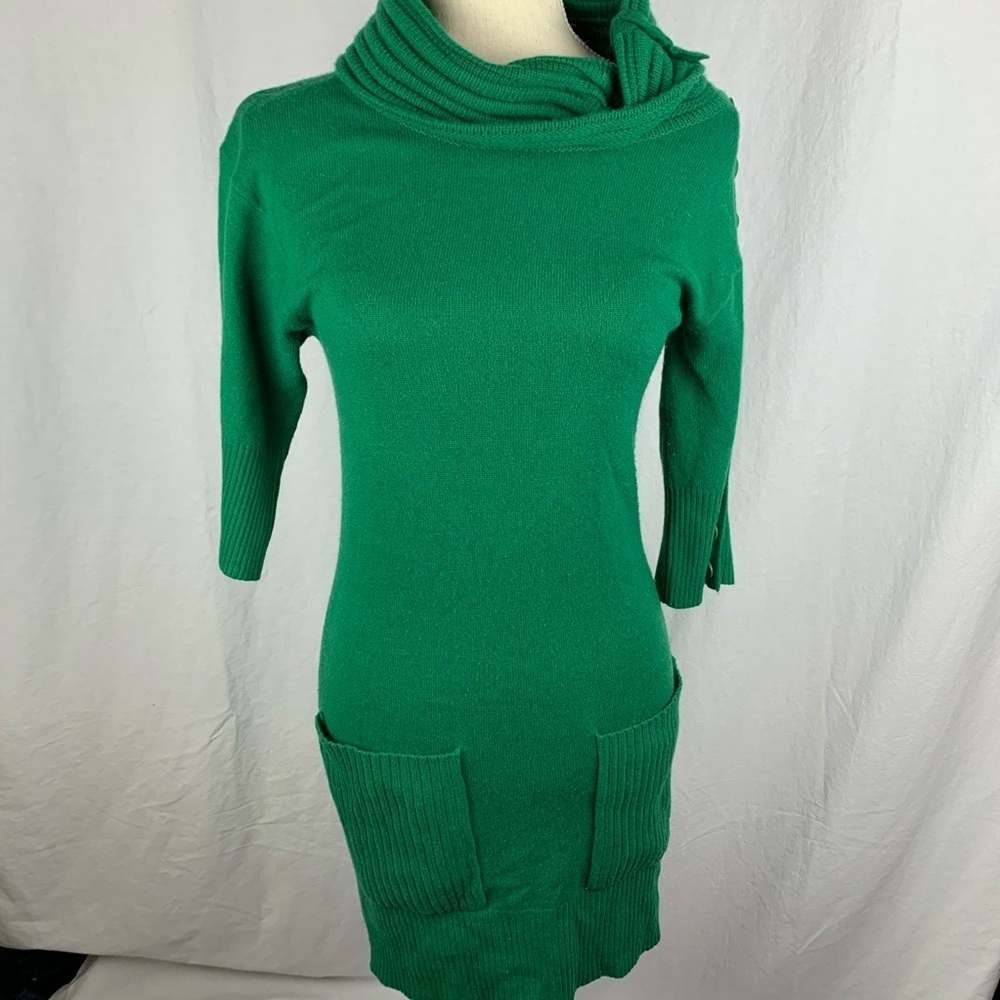 Catherine malandrino green dress